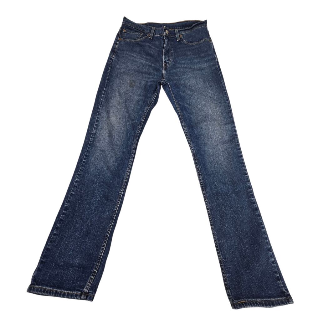 Levi's 505 Men's Regular Fit Jeans Relaxed Waist Straight Leg Blue Denim 32x32